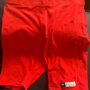 Red Melody Ehsani bike shorts